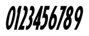 Hanford JNL Extra Condensed Oblique Font OTHER CHARS