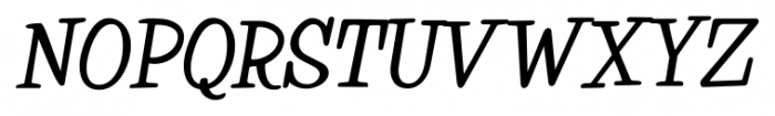 Happy Bold Italic Font UPPERCASE