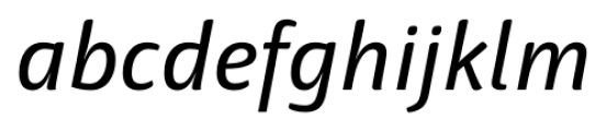 Haptic Italic Font LOWERCASE