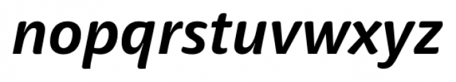 Haptic Pro Bold Italic Font LOWERCASE