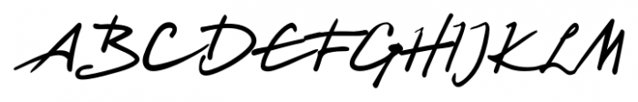 Harico Handwriting Pro Regular Font UPPERCASE