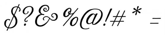 Harman Script Font OTHER CHARS