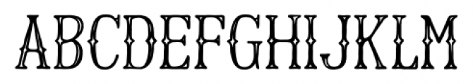 Harman Western Inline Font UPPERCASE