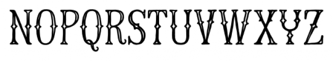 Harman Western Inline Font LOWERCASE