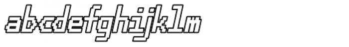HAL 9000 AOE Bold Italic Font LOWERCASE