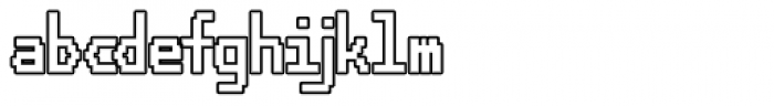 HAL 9000 AOE Bold Font LOWERCASE