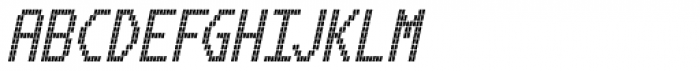 HAL 9000 AOE Italic Font UPPERCASE