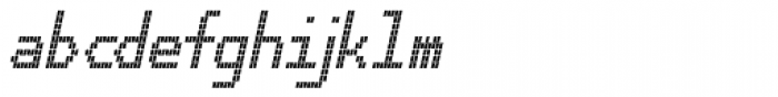HAL 9000 AOE Italic Font LOWERCASE