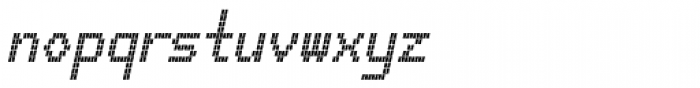 HAL 9000 AOE Italic Font LOWERCASE