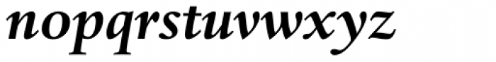 Haarlemmer Pro Bold Italic Font LOWERCASE