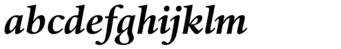 Haarlemmer Std Bold Italic Font LOWERCASE