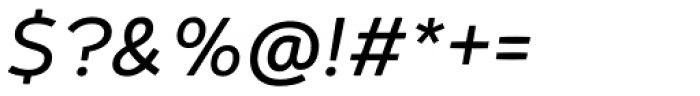 Habanera Regular Italic Font OTHER CHARS