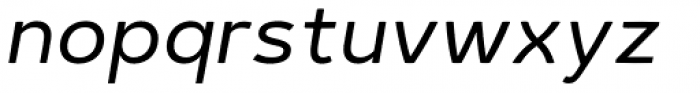 Habanera Regular Italic Font LOWERCASE