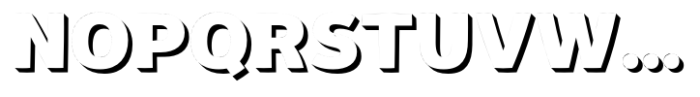Habanera Shadow Font UPPERCASE