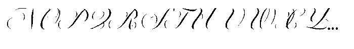 Habil Low Bold Font UPPERCASE