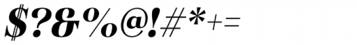 Haboro Con Black Italic Font OTHER CHARS