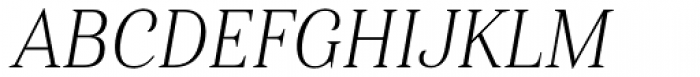 Haboro Con Thin Italic Font UPPERCASE