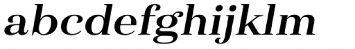 Haboro Ext Bold Italic Font LOWERCASE