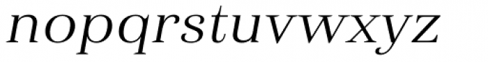 Haboro Ext Book Italic Font LOWERCASE