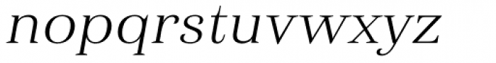 Haboro Ext Light Italic Font LOWERCASE
