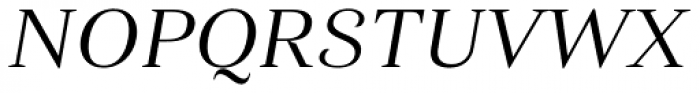Haboro Ext Regular Italic Font UPPERCASE