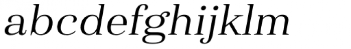 Haboro Ext Regular Italic Font LOWERCASE