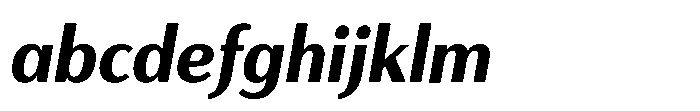 Haboro Gothic Black Condensed Italic FONT