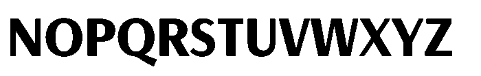 Haboro Gothic Black Condensed Font UPPERCASE