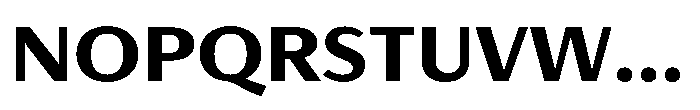 Haboro Gothic Black Extended Font UPPERCASE