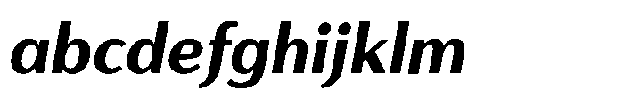 Haboro Gothic Black Italic FONT