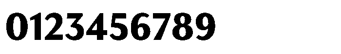 Haboro Gothic Black Font OTHER CHARS