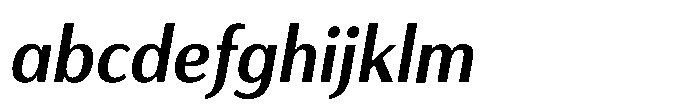 Haboro Gothic Bold Condensed Italic FONT
