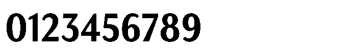 Haboro Gothic Bold Condensed Font OTHER CHARS