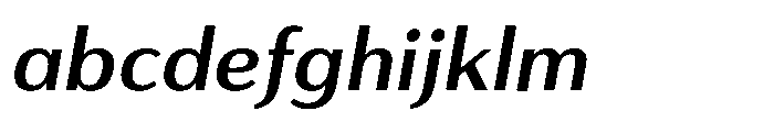 Haboro Gothic Bold Extended Italic FONT
