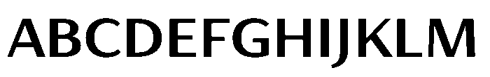 Haboro Gothic Bold Extended Font UPPERCASE