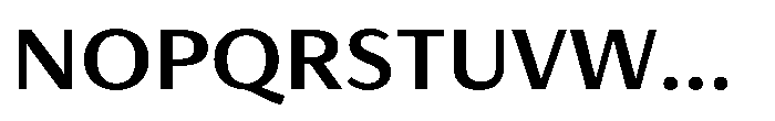 Haboro Gothic Bold Extended Font UPPERCASE