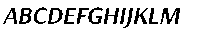 Haboro Gothic Bold Italic Font UPPERCASE