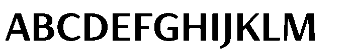 Haboro Gothic Bold Font UPPERCASE