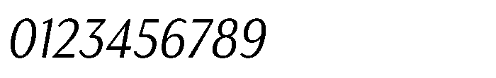 Haboro Gothic Book Condensed Italic Font OTHER CHARS