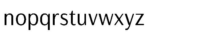 Haboro Gothic Book Condensed Font LOWERCASE