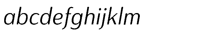 Haboro Gothic Book Italic FONT