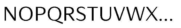 Haboro Gothic Extended Font UPPERCASE