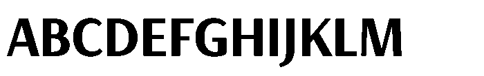 Haboro Gothic Extra Bold Condensed Font UPPERCASE