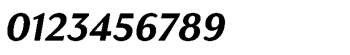 Haboro Gothic Extra Bold Extended Italic Font OTHER CHARS