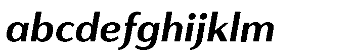 Haboro Gothic Extra Bold Extended Italic FONT