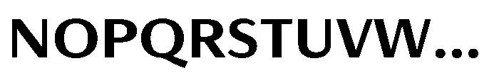 Haboro Gothic Extra Bold Extended Font UPPERCASE