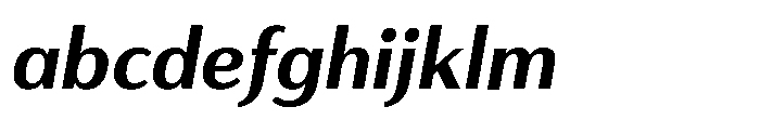 Haboro Gothic Extra Bold Italic FONT