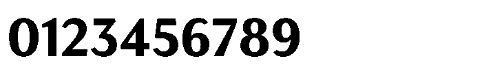 Haboro Gothic Extra Bold Font OTHER CHARS