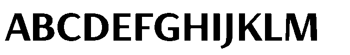 Haboro Gothic Extra Bold Font UPPERCASE