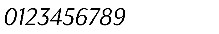 Haboro Gothic Italic Font OTHER CHARS